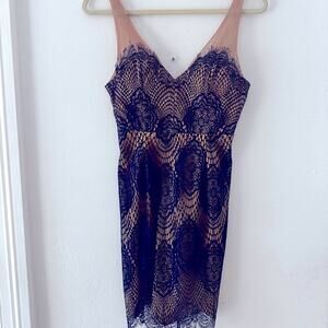 L’atiste by Amy Blue | blue dress | lace dress | graduation | Size S